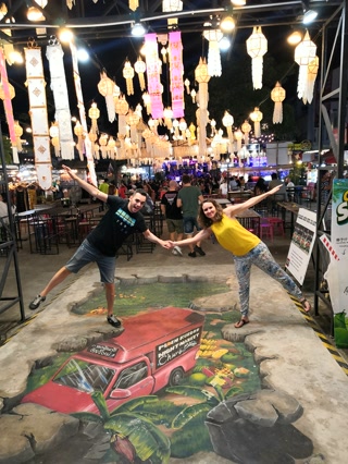 Pintadas en 3D del mercado