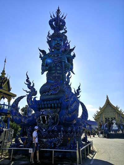 Las figuras del Templo Azul