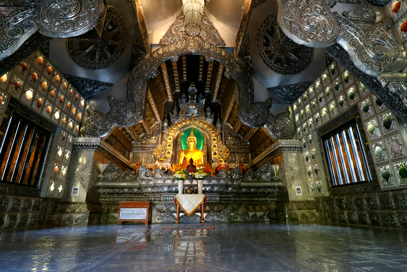 El templo de plata por dentro