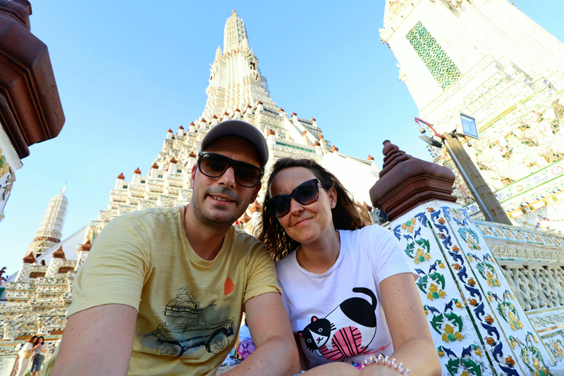 En lo alto del Wat Arun