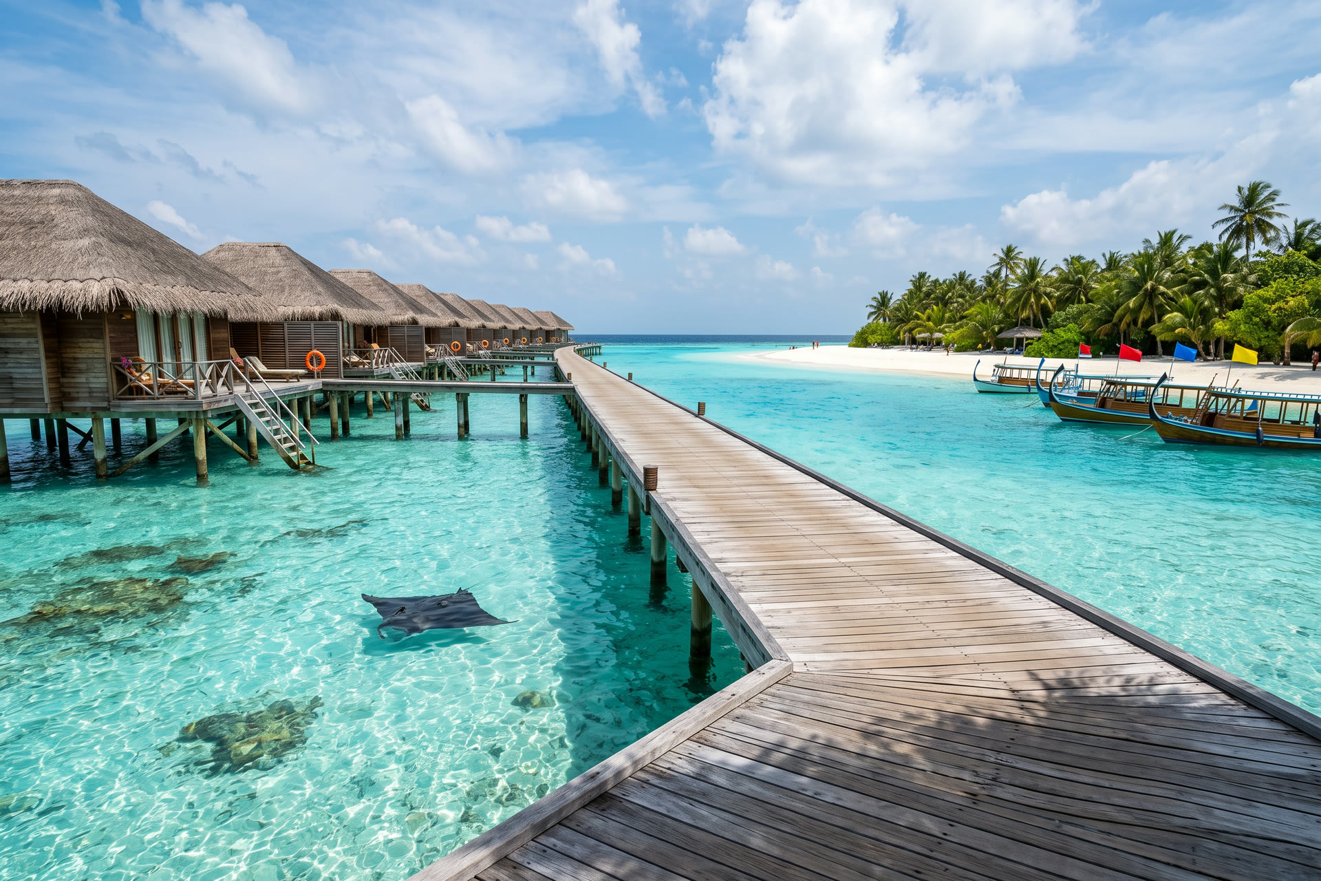 Viaje a Maldivas: villas sobre el agua y laguna turquesa